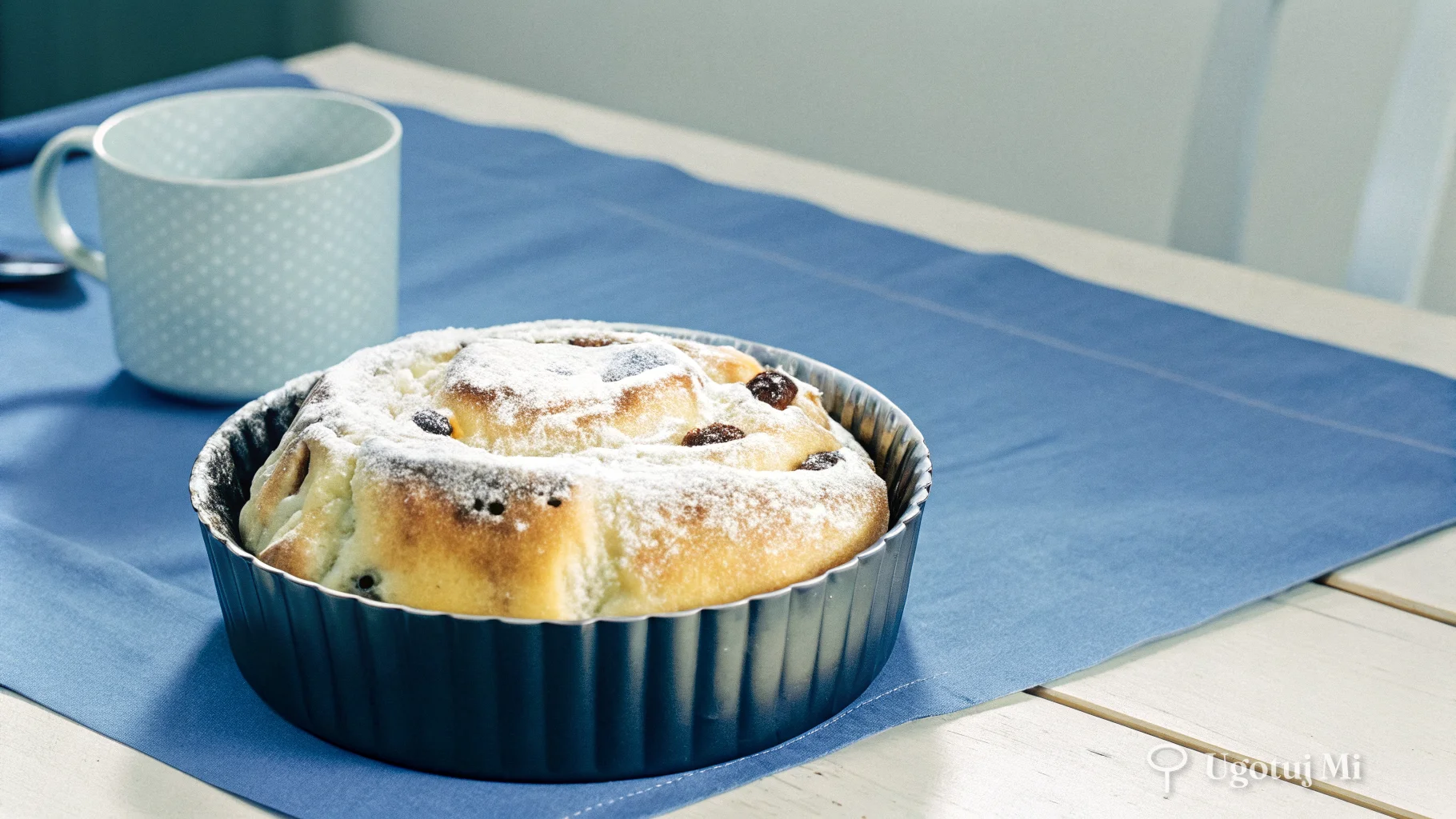 Babka drożdżowa z rodzynkami - puszysta i aromatyczna