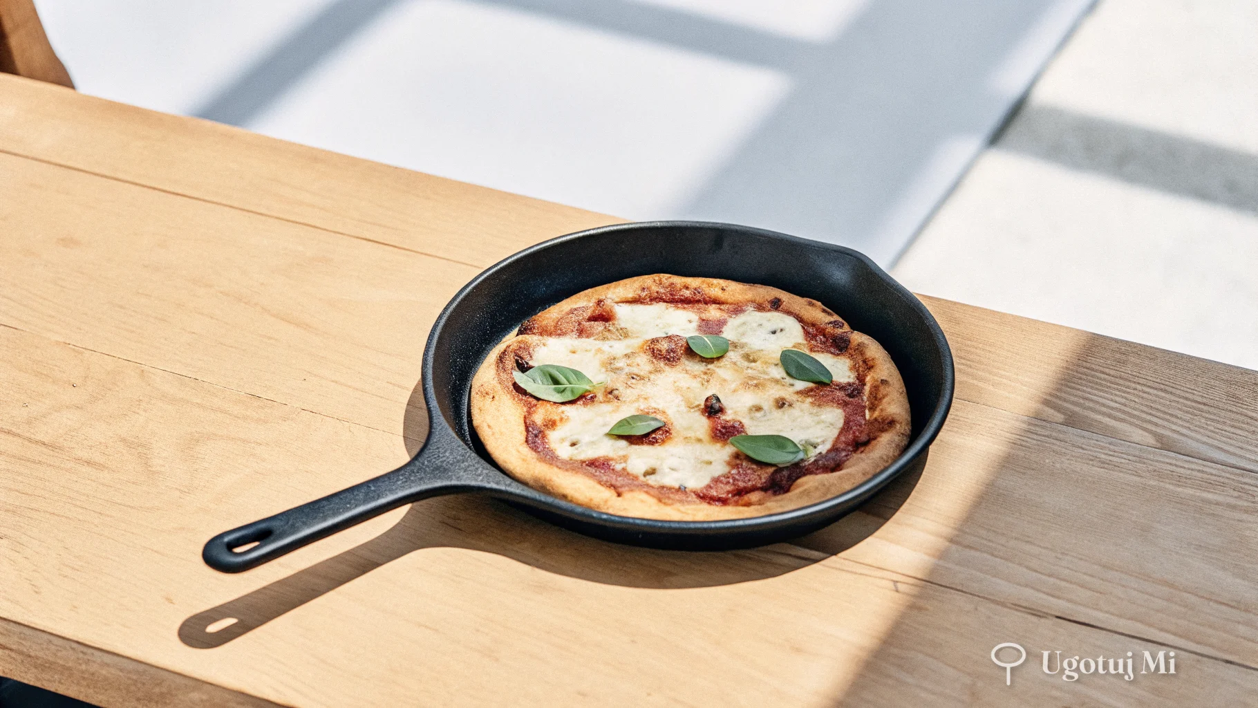 Ciasto na pizzę z patelni – szybki przepis