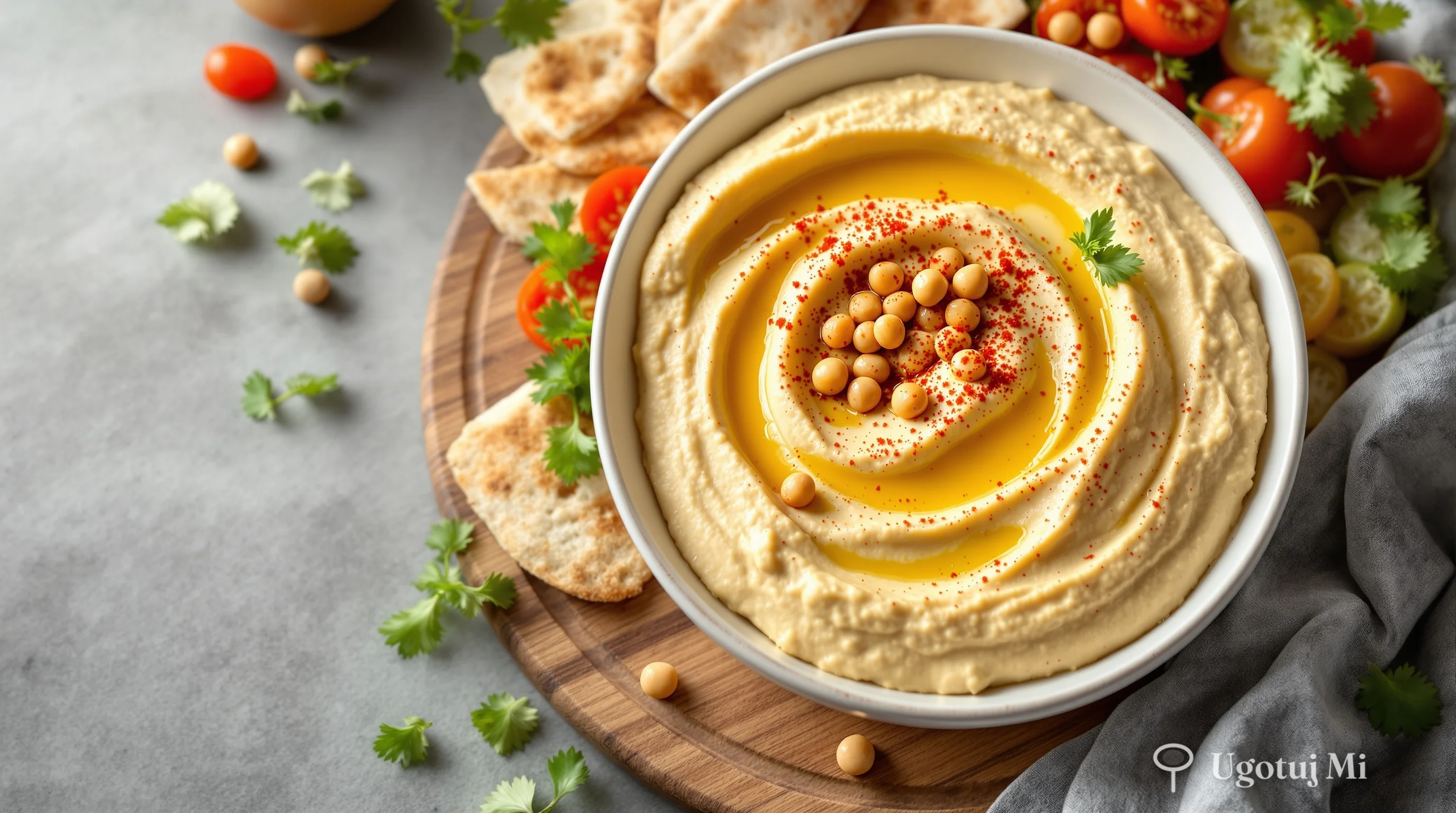 Hummus klasyczny - przepis krok po kroku