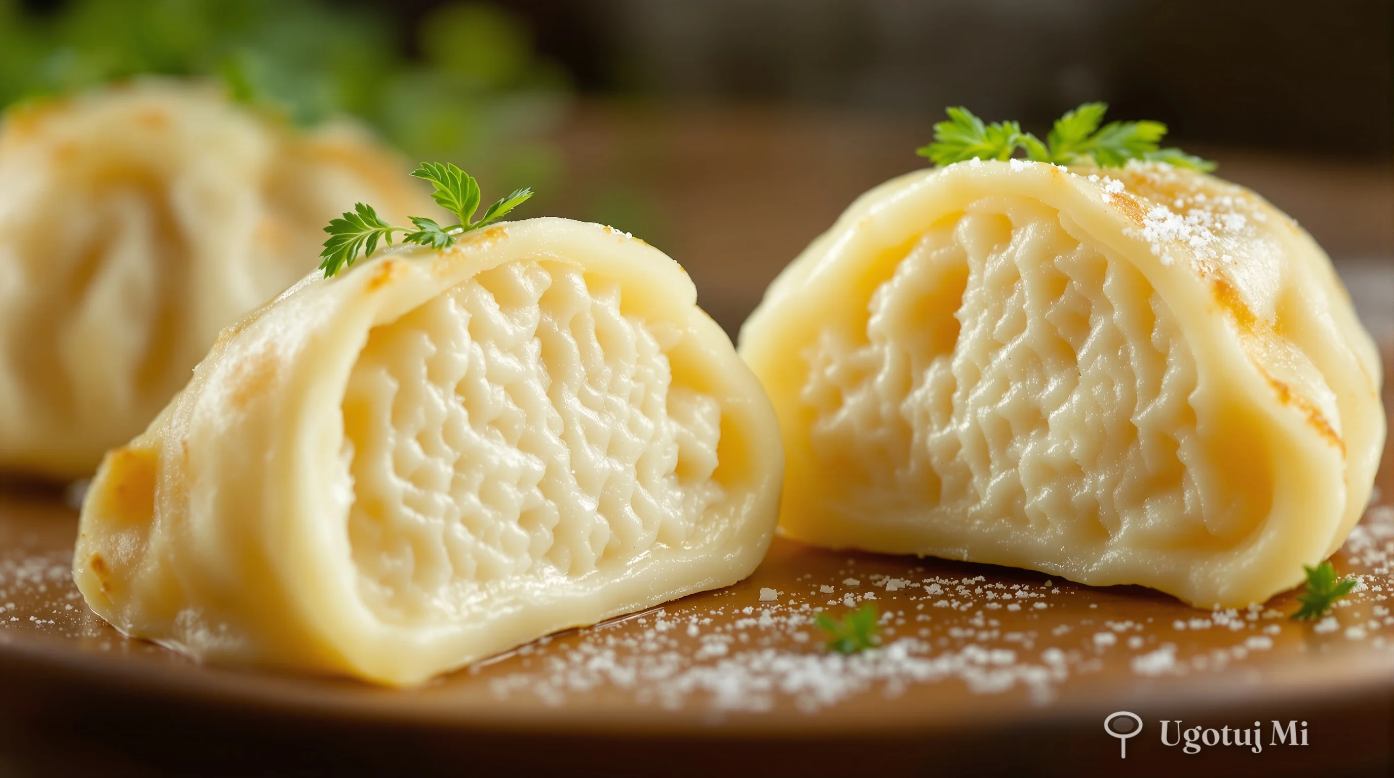 Przekrojone kopytko pokazujące puszyste wnętrze | ugotujmi.pl