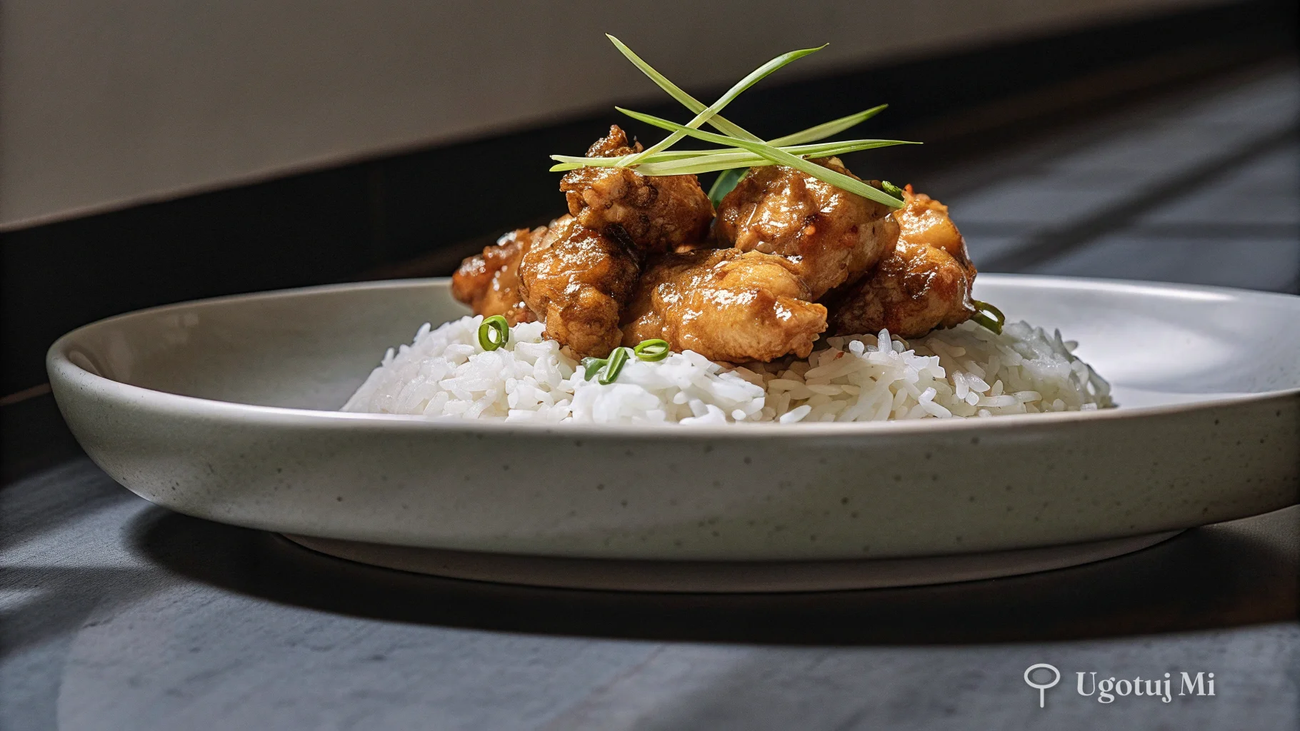 Kurczak w miodzie z ryżem - prosty obiad w 30 minut