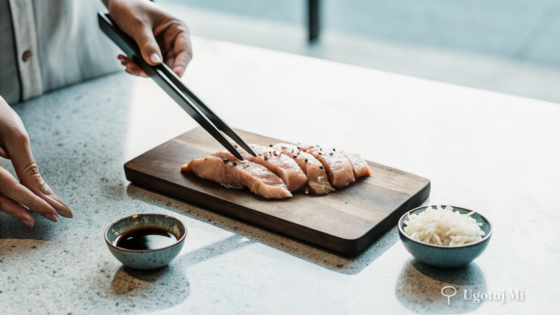 Przygotowywanie kurczaka - krojenie i przyprawianie | ugotujmi.pl