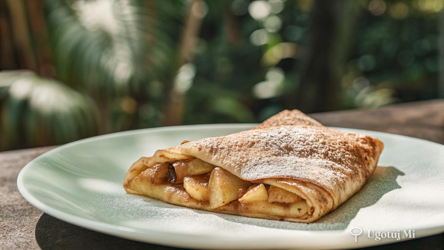 Naleśnik z jabłkami i cynamonem - przepis krok po kroku