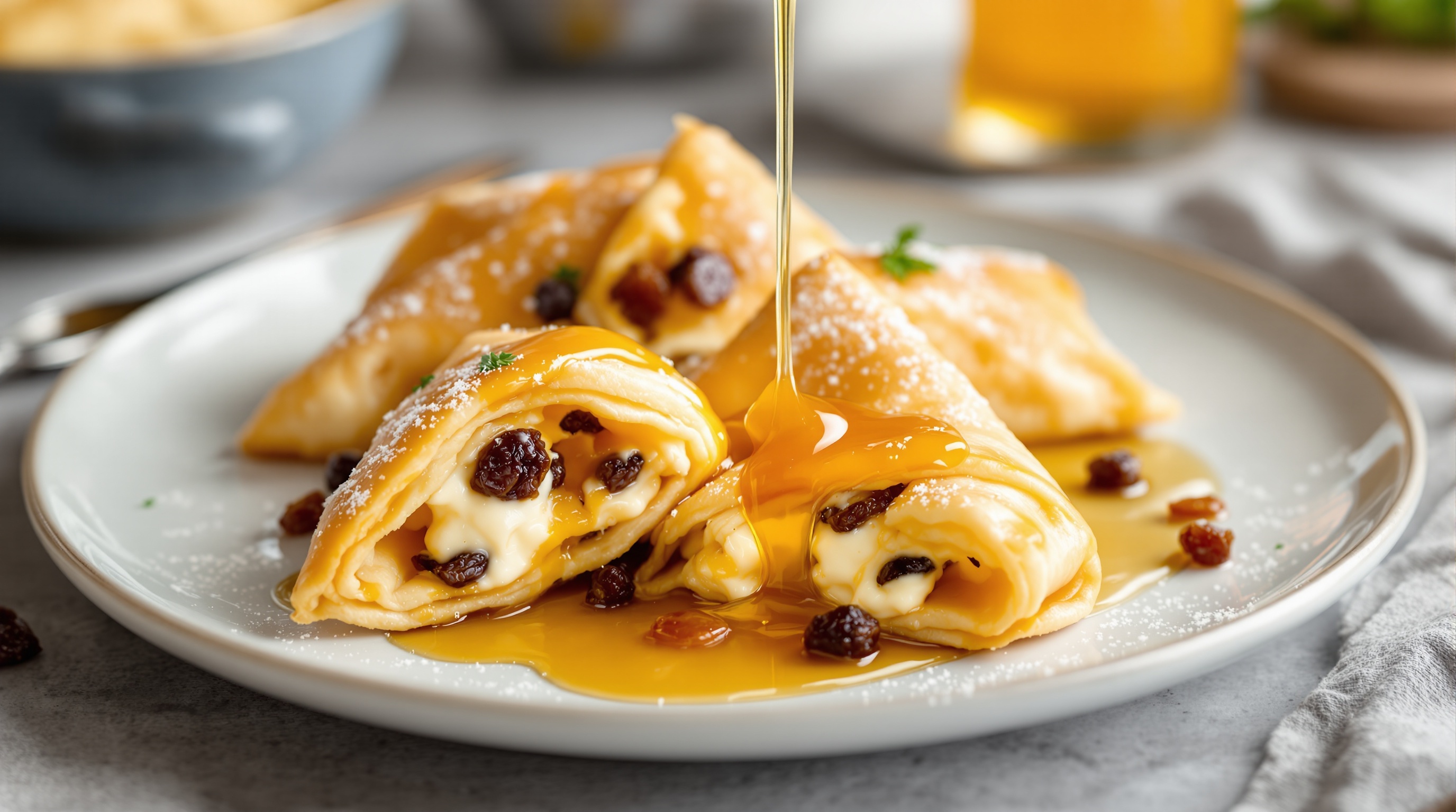 Naleśniki z nadzieniem serowym