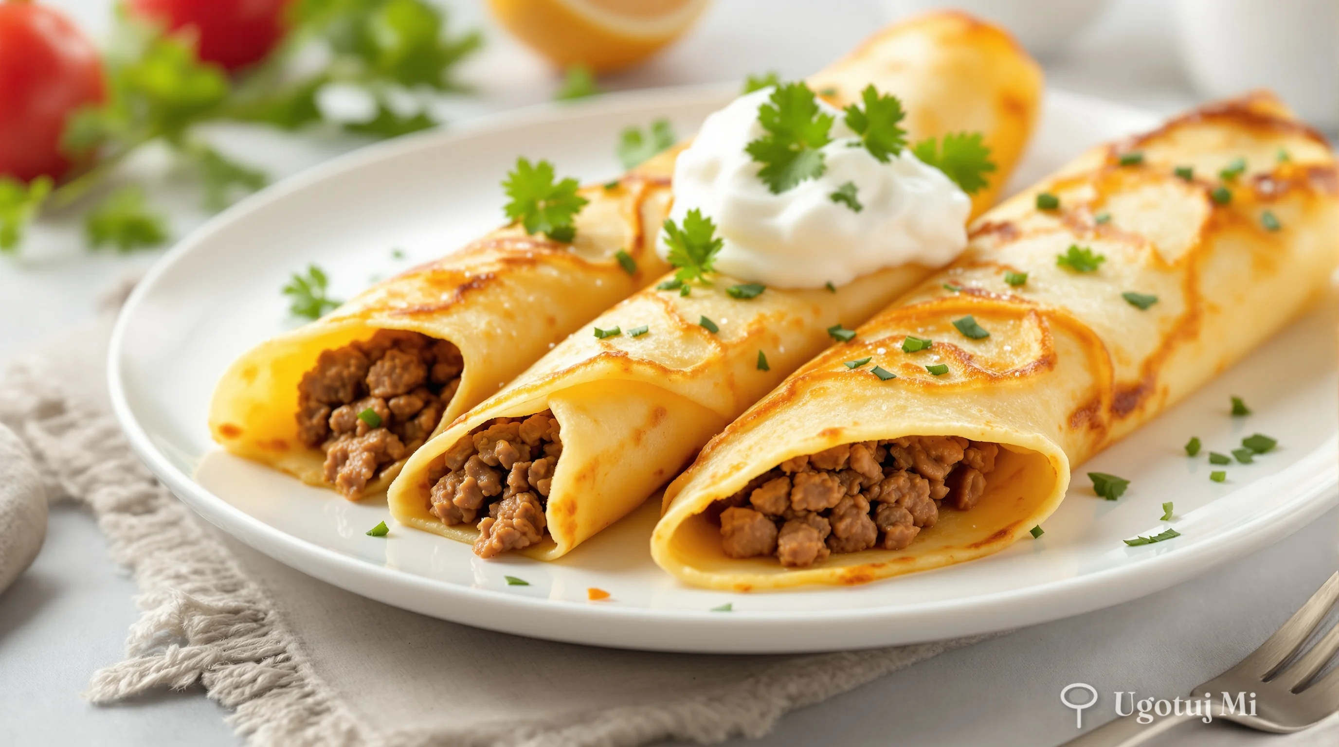 Naleśniki z mięsem mielonym - syty obiad w 30 minut