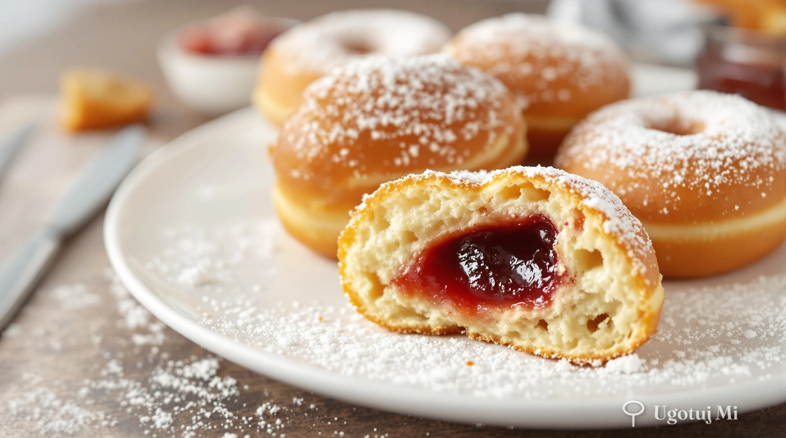 Pączki drożdżowe - tradycyjny przepis krok po kroku