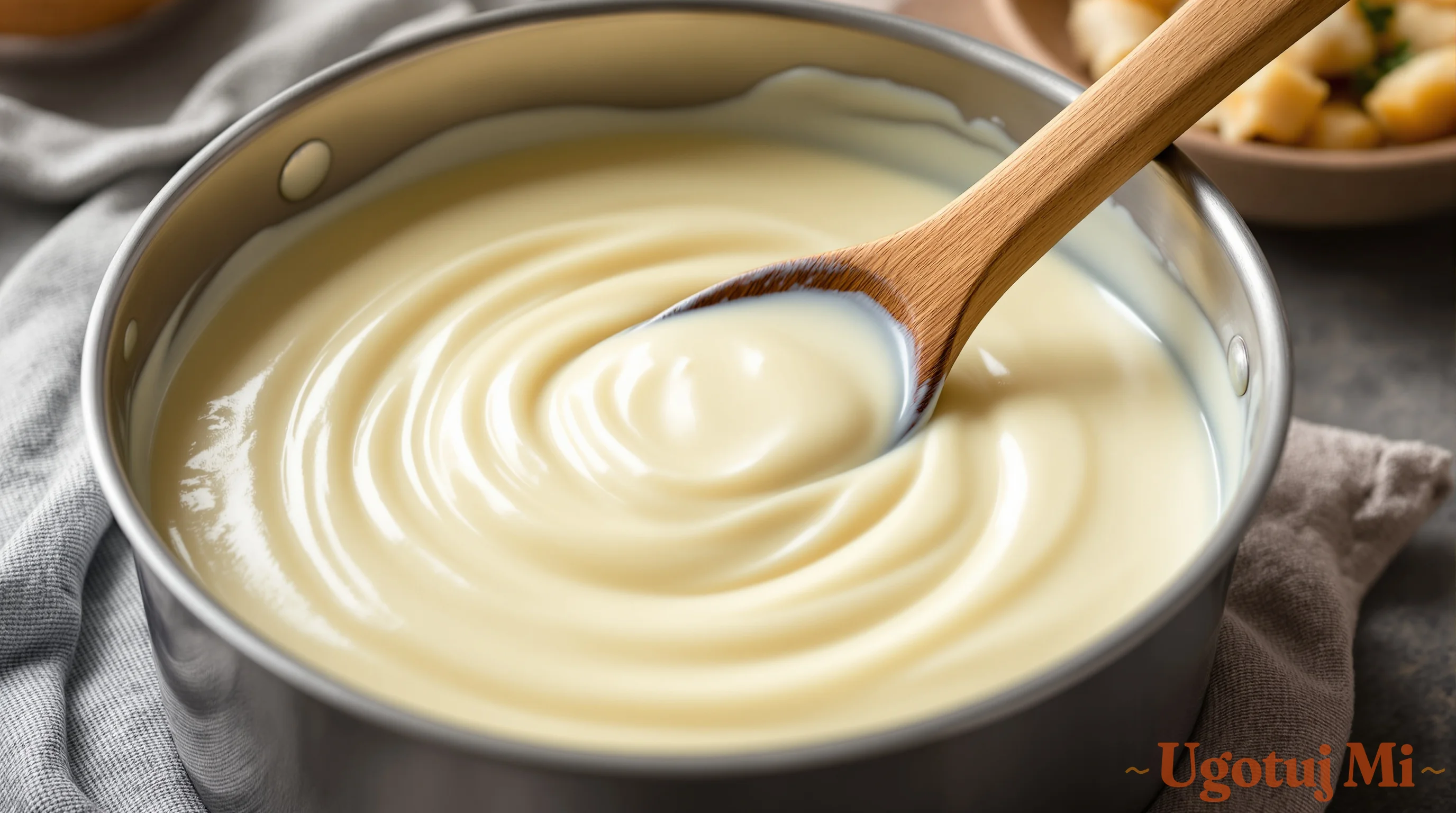 Sos beszamelowy - podstawowy przepis krok po kroku