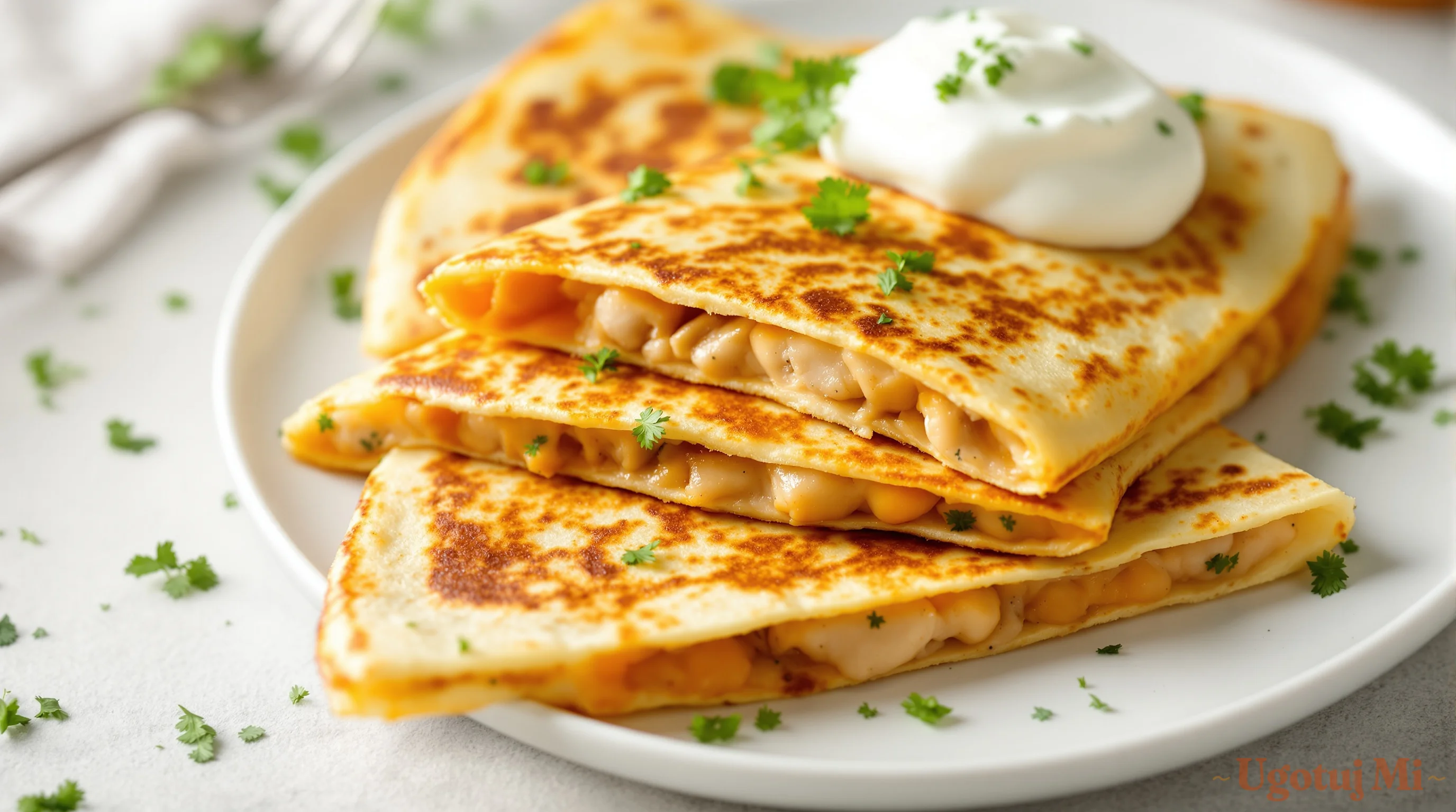 Szybka quesadilla z kurczakiem - gotowa w 15 minut