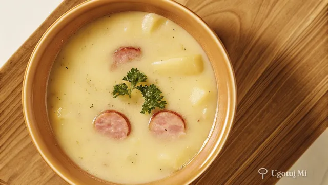 Śląski żur z ziemniakami – przepis krok po kroku
